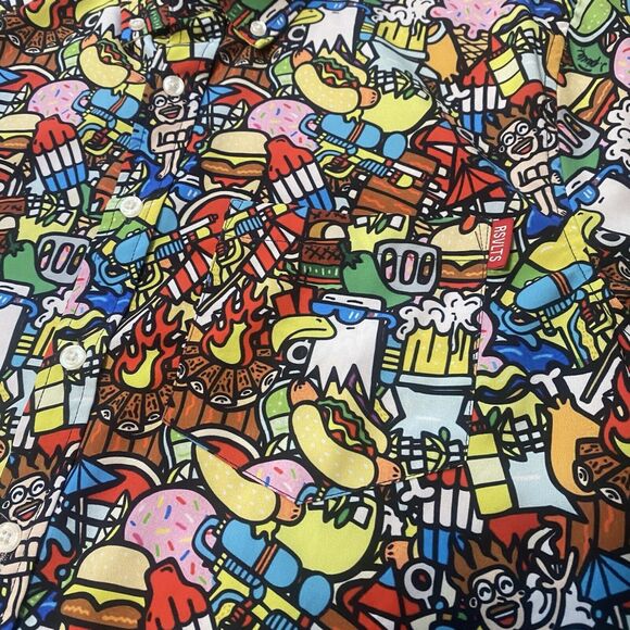 MINT RSVLTS Men's Small Darty in the USA J. PIERCE Super Soaker Summer BBQ - Picture 2 of 6